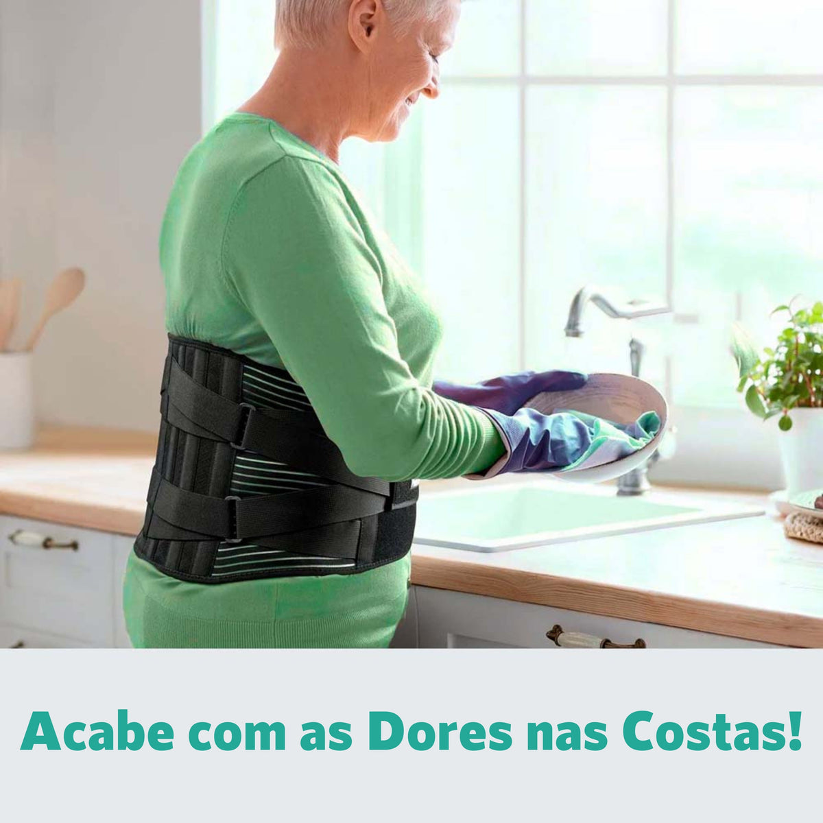 Cinta Ortopédica Suporte para Quadril e Coluna